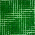 1x1 Glasmosaik DUNKELGRÜN-Verde, Netz: 30,5x30,5cm VS3